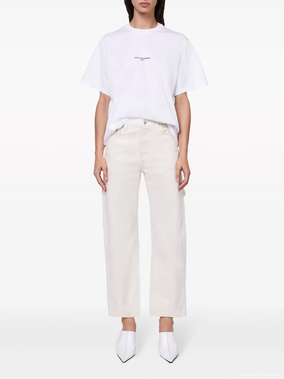 Affordable Stella cropped high-waist jeans Women McCartney 0720